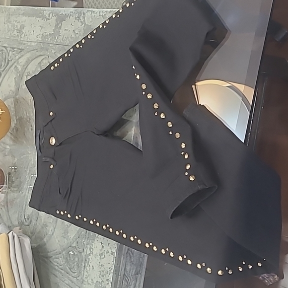 JUICY Couture Black Studded Embolished Skinny Jeans Waist 26 - Picture 6 of 9